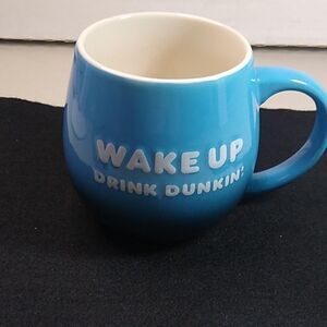 Wake Up Drink Dunkin 20 oz 2019 Ceramic Mug Be Awesome inside Cottagecore